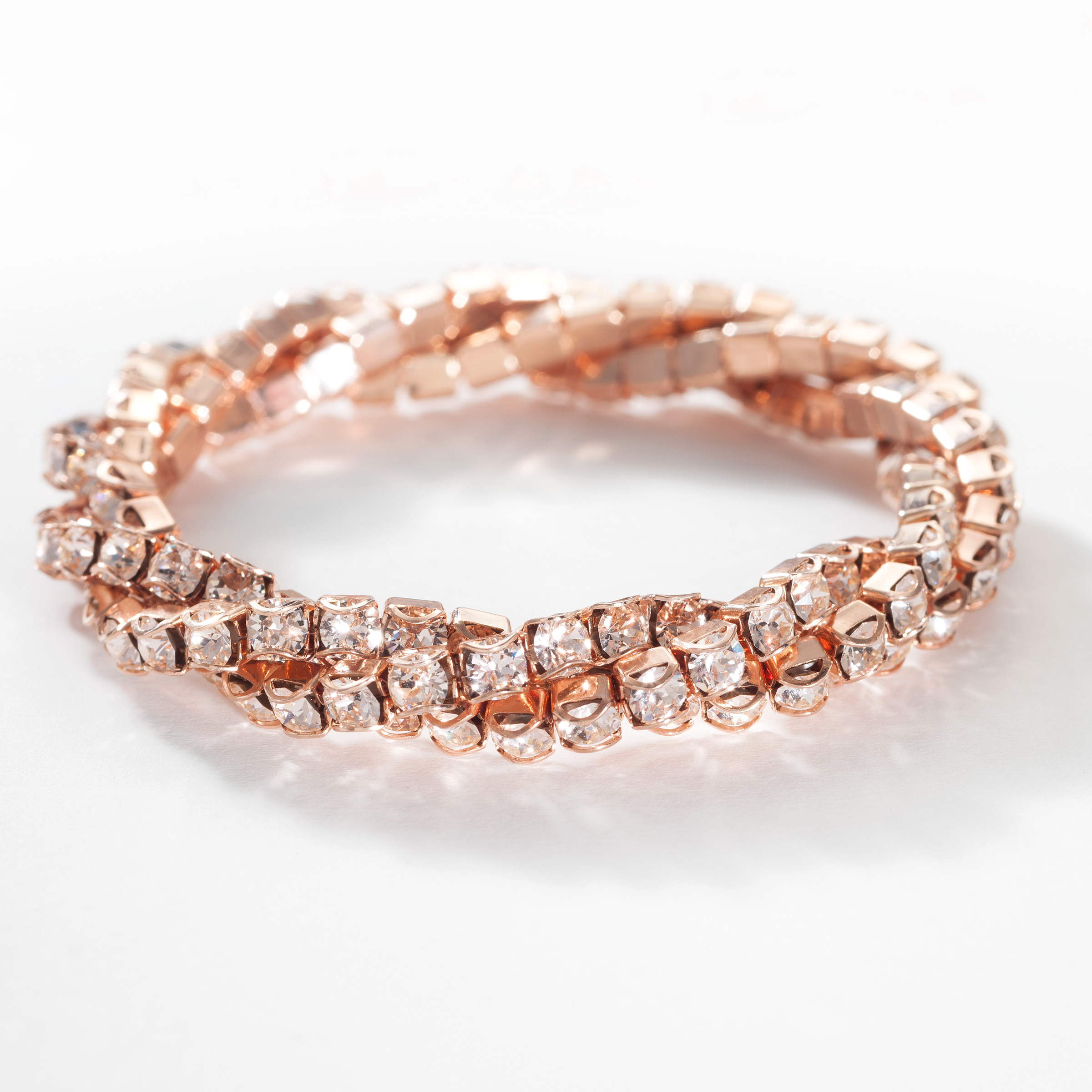 Touchstone Crystal By Swarovski Jewelry Home Parties Enlarge Image 1 2 Blush Twisted Bracelet