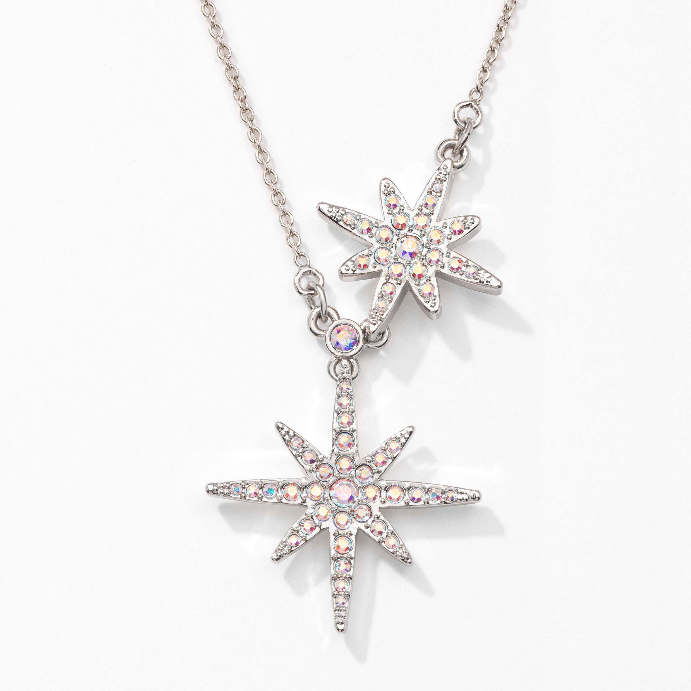 Silver Beaded Necklace - All The Falling Stars