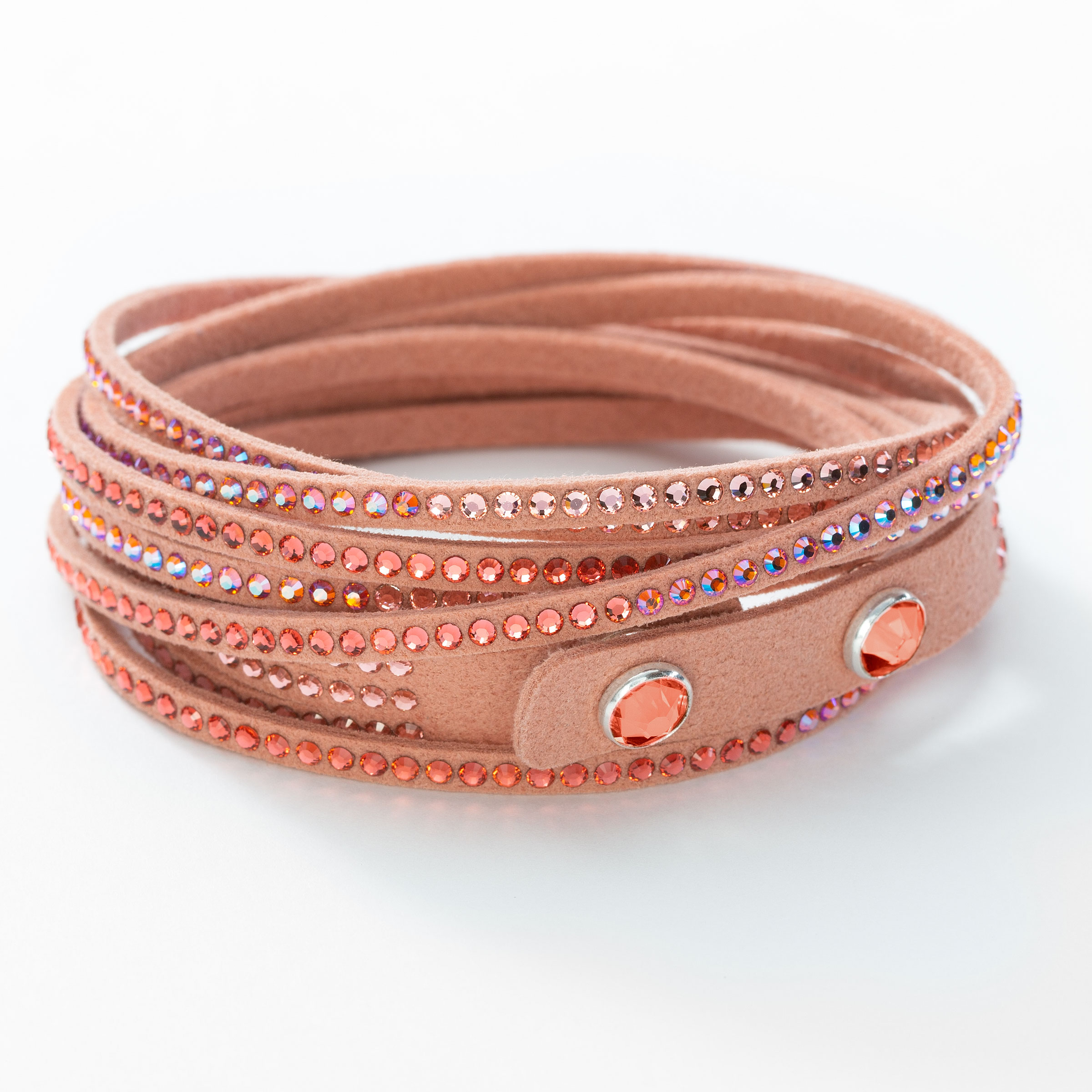 Touchstone crystal wrap bracelet discount