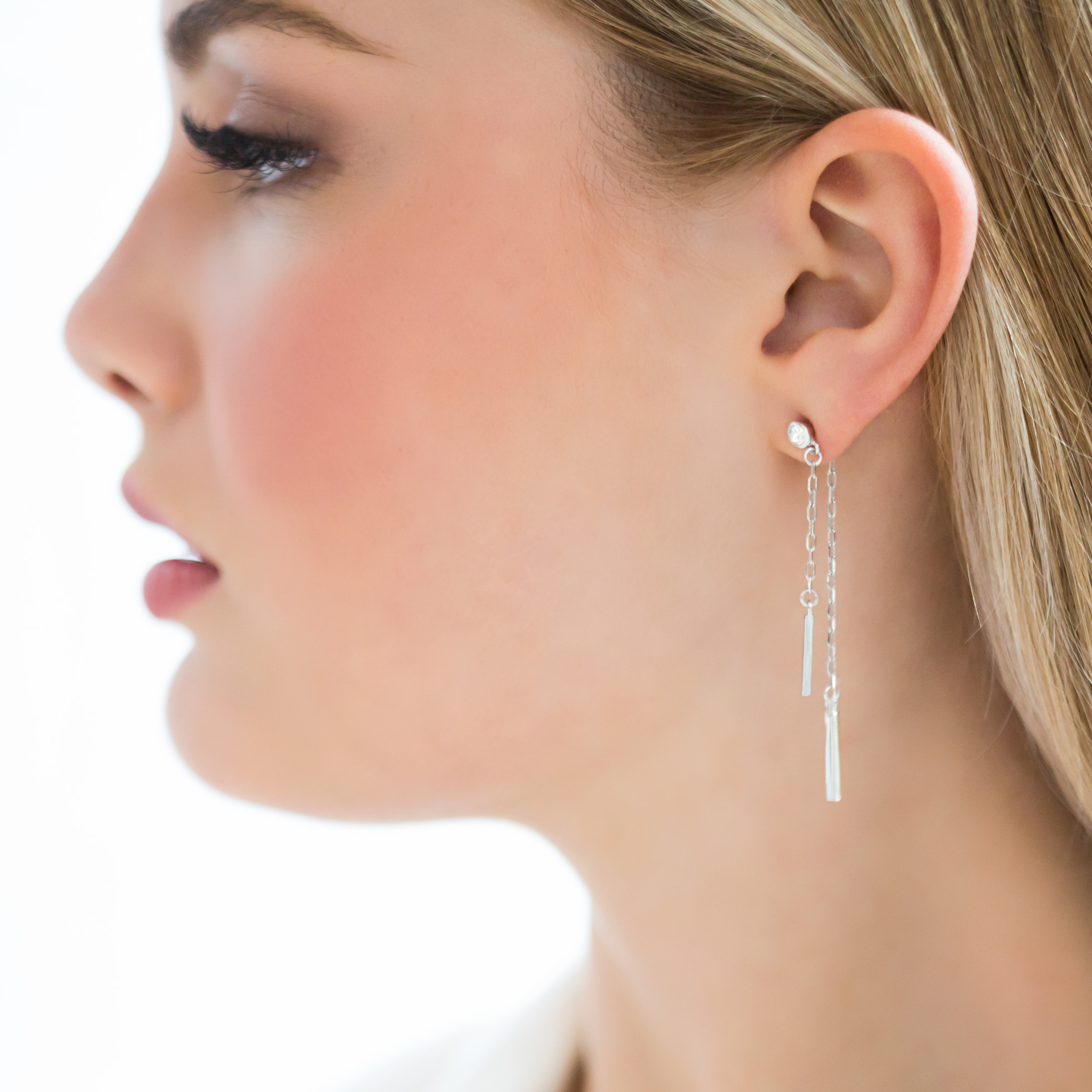 Bloodhound Jewelry Gold Dangle Earrings by Touchstone 