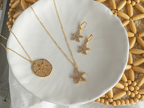 Starfish and Sand dollar jewelry